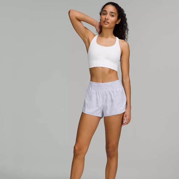 🍋 Lululemon 🍋 Hotty Hot HR Shorts 2.5” inseam Gravel Dust Pastel Blue - Picture 5 of 11